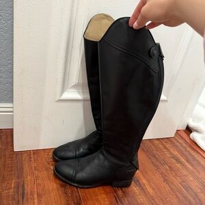Ariat Kinsley Dress Black Tall Riding Boots Women Size 8.5